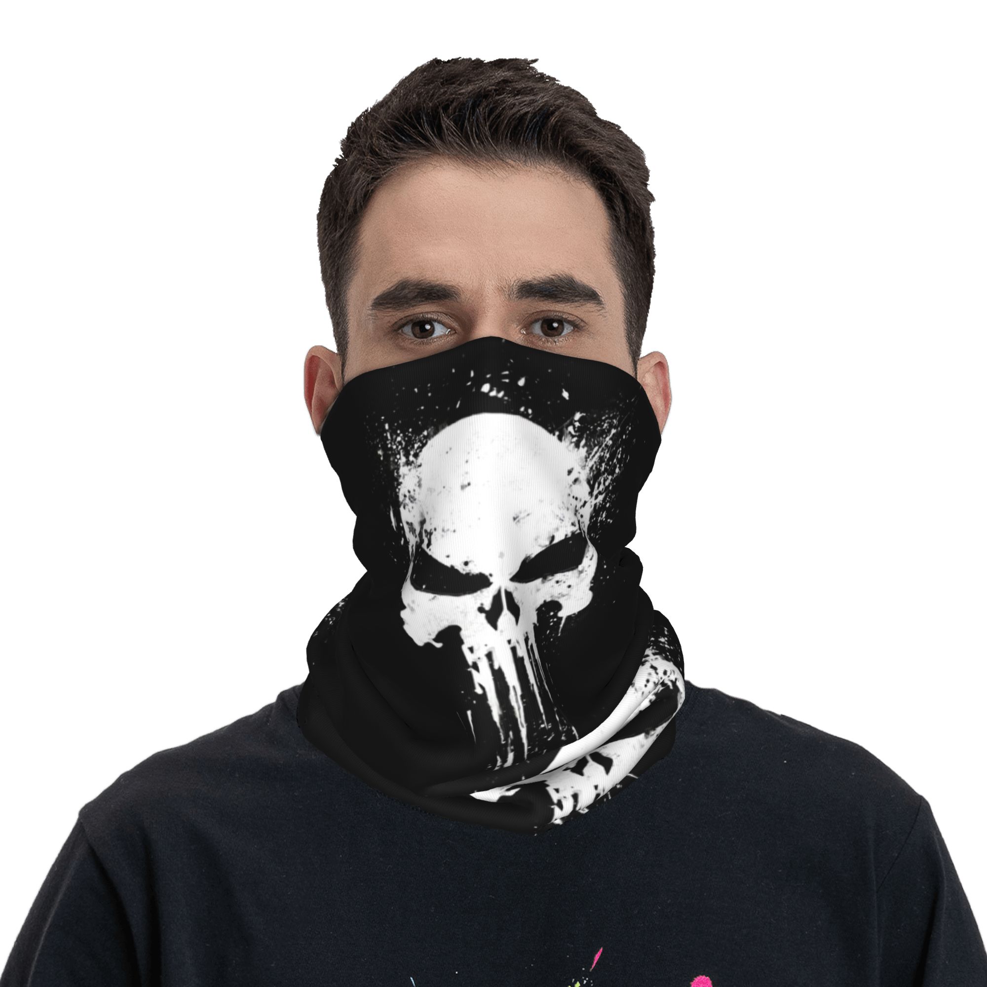Custom Skeleton Skull Bandana  - Neck Gaiter Fleece incelemesi ve fiyatı