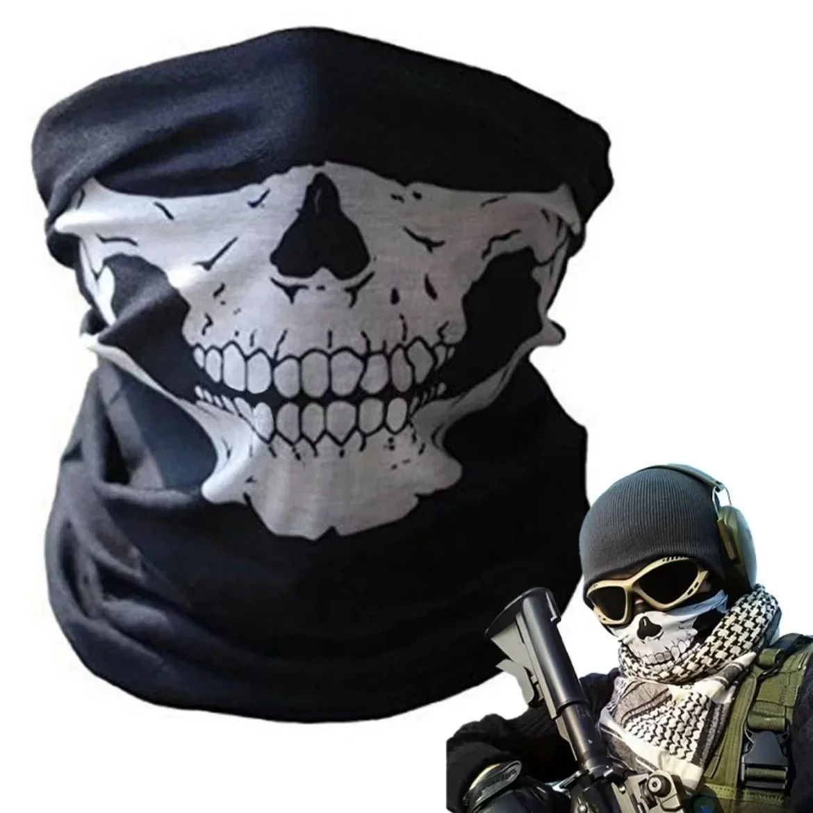 Skull Men Balaclava Ski Mask C - Balaclava Ski Mask incelemesi ve fiyatı