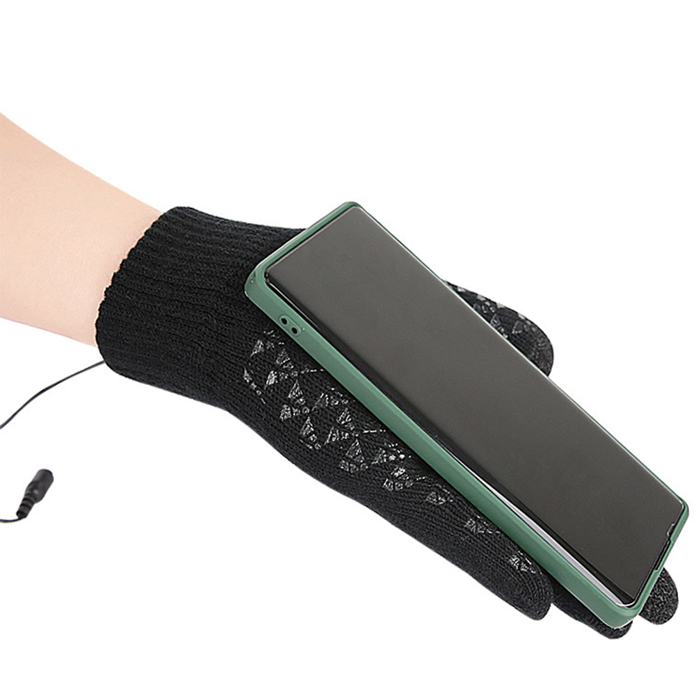 USB Heated Knitted Gloves Full - Touch Screen Gloves incelemesi ve fiyatı