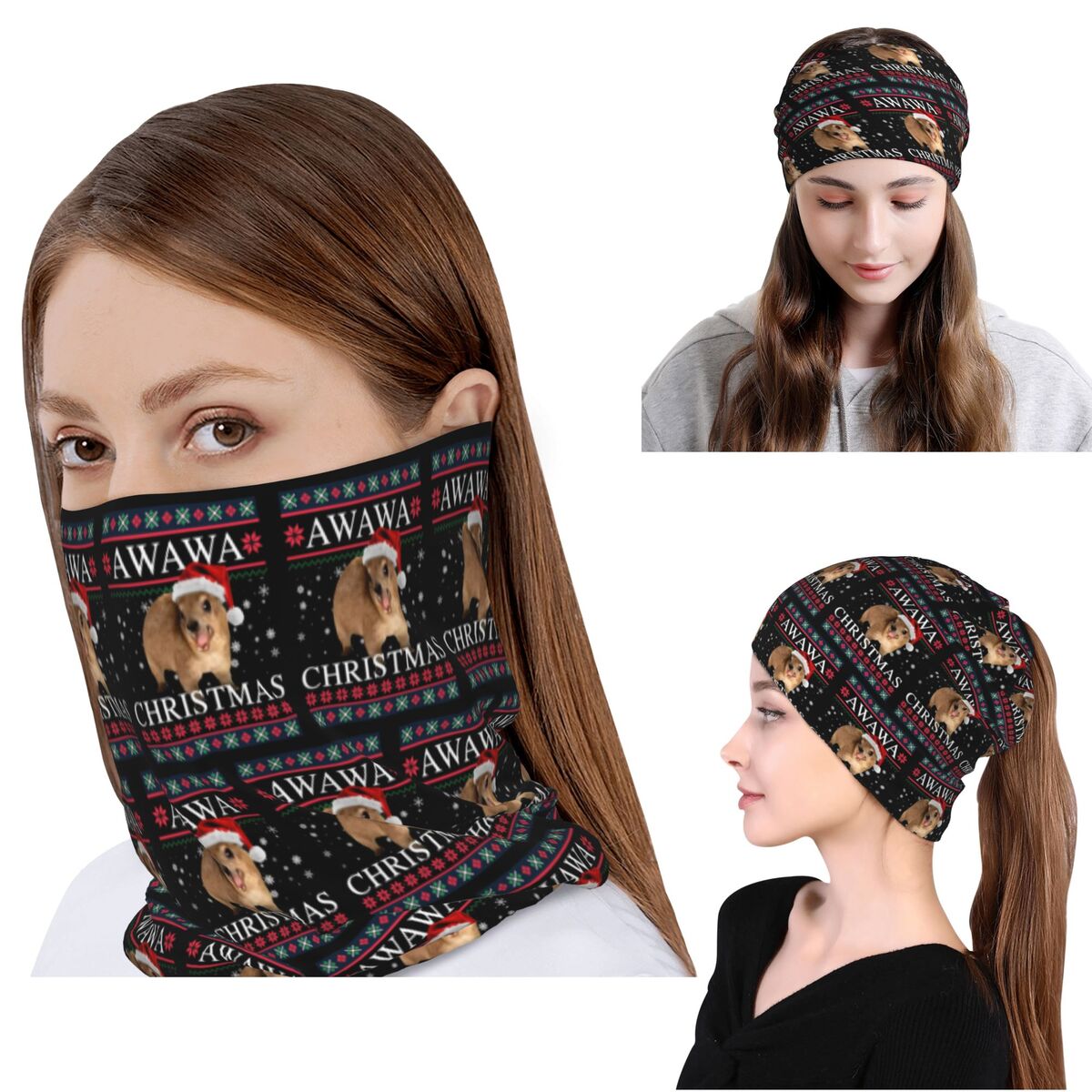 Rock Hyrax Merry Christmas Ugl - Knit Beanie Hat Warm incelemesi ve fiyatı