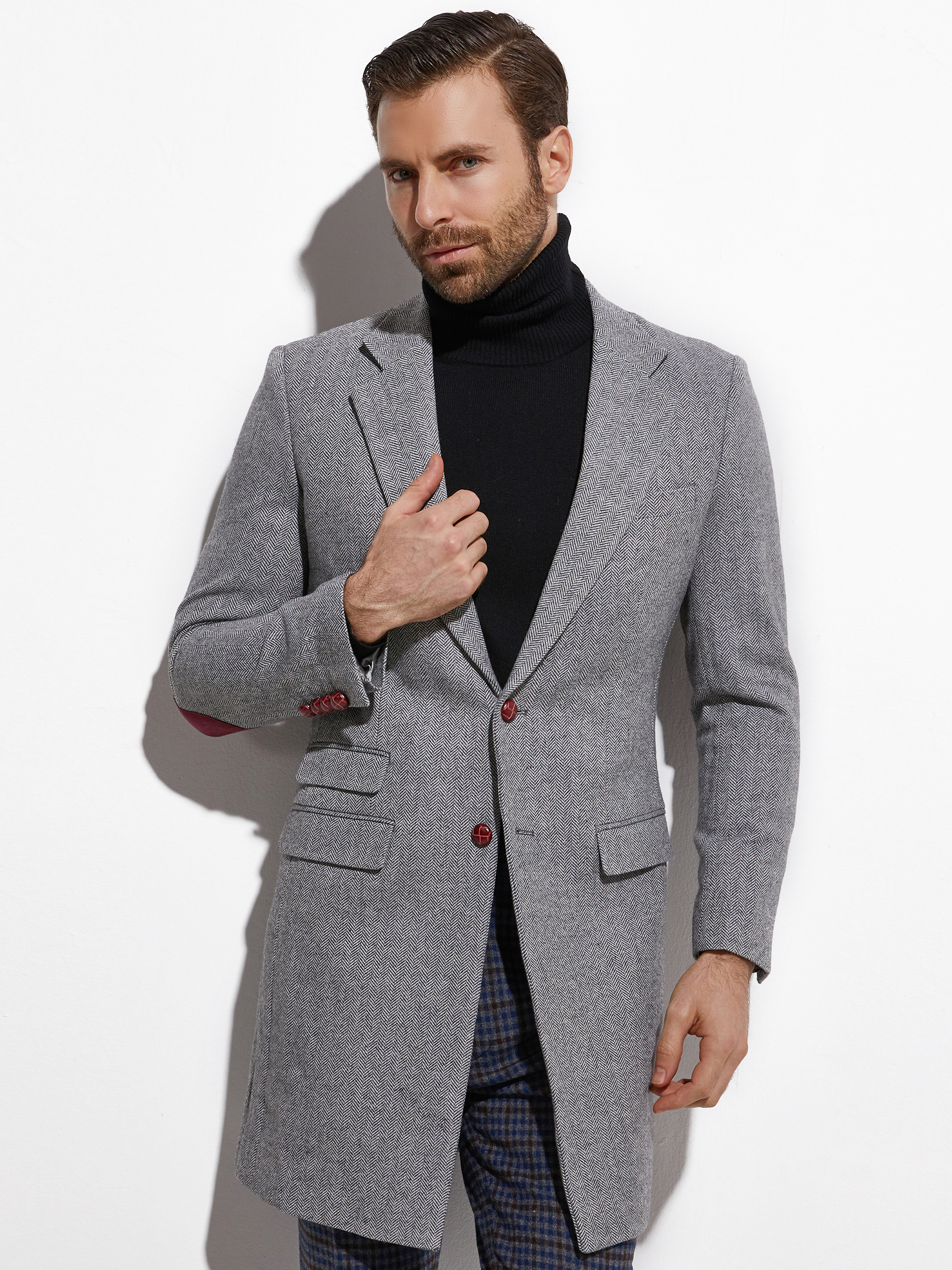 2026 Medium Length Spring Autu - Wool Coat Peacoat incelemesi ve fiyatı