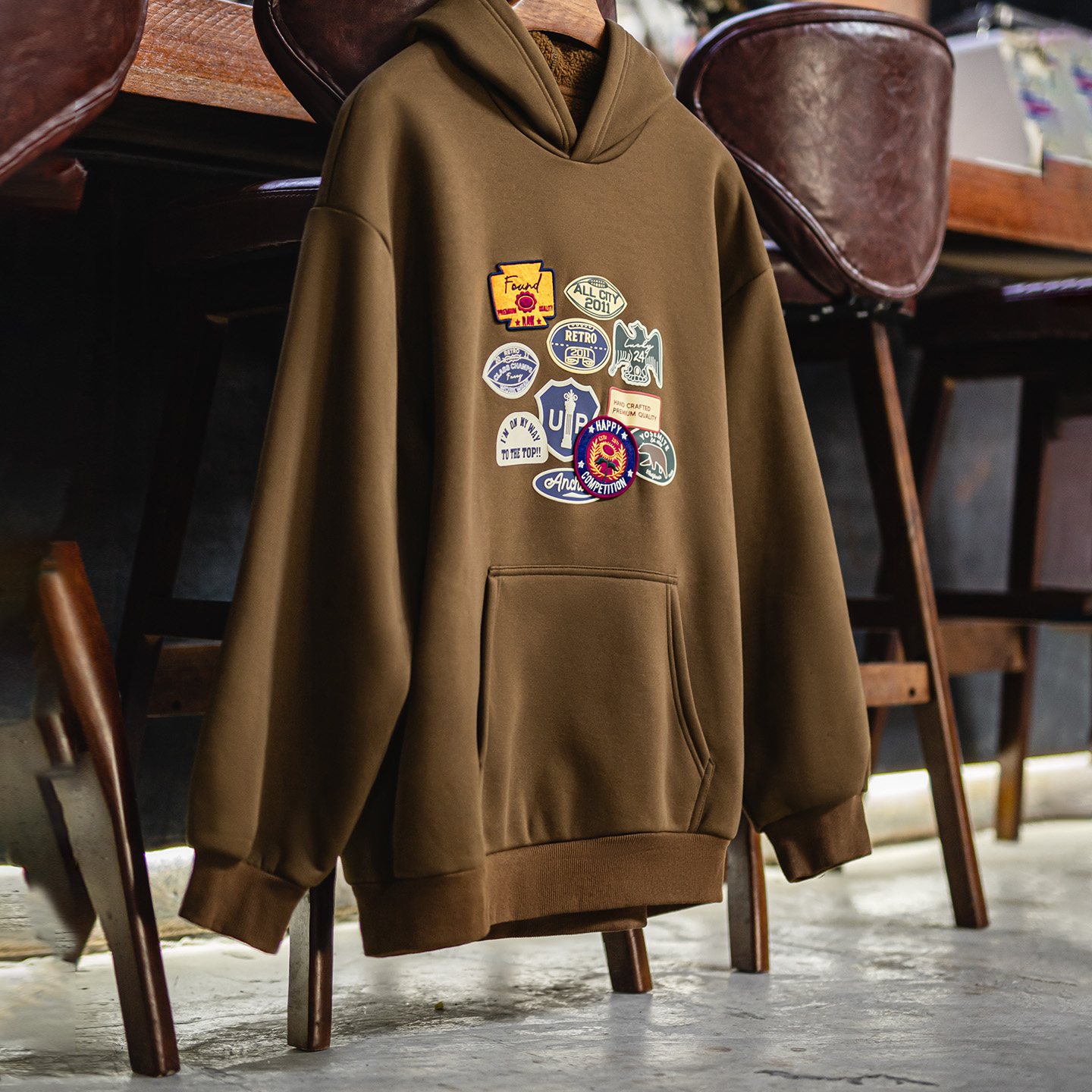 Maden Vintage Men's Embroidere - Sherpa Hoodie Fleece incelemesi ve fiyatı