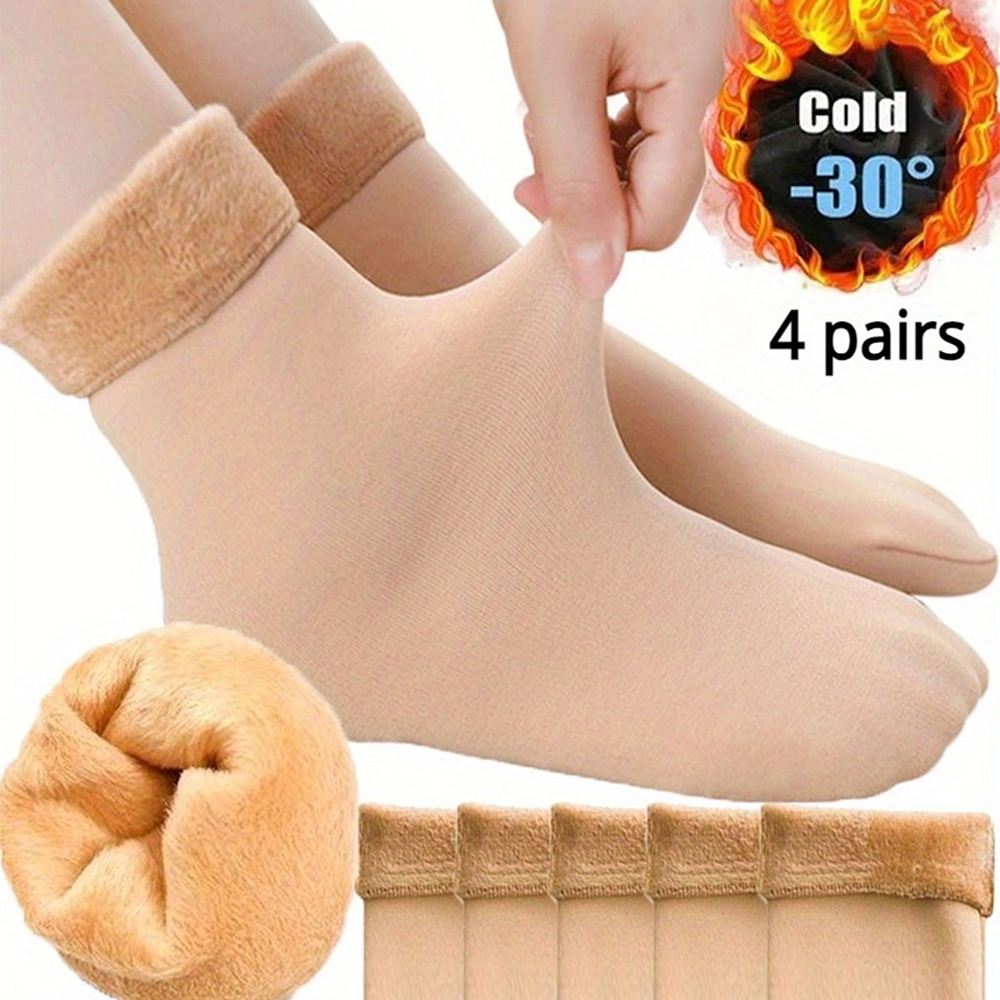 2/4 Pairs Winter Warm Thicken  - Thermal Sock Wool incelemesi ve fiyatı