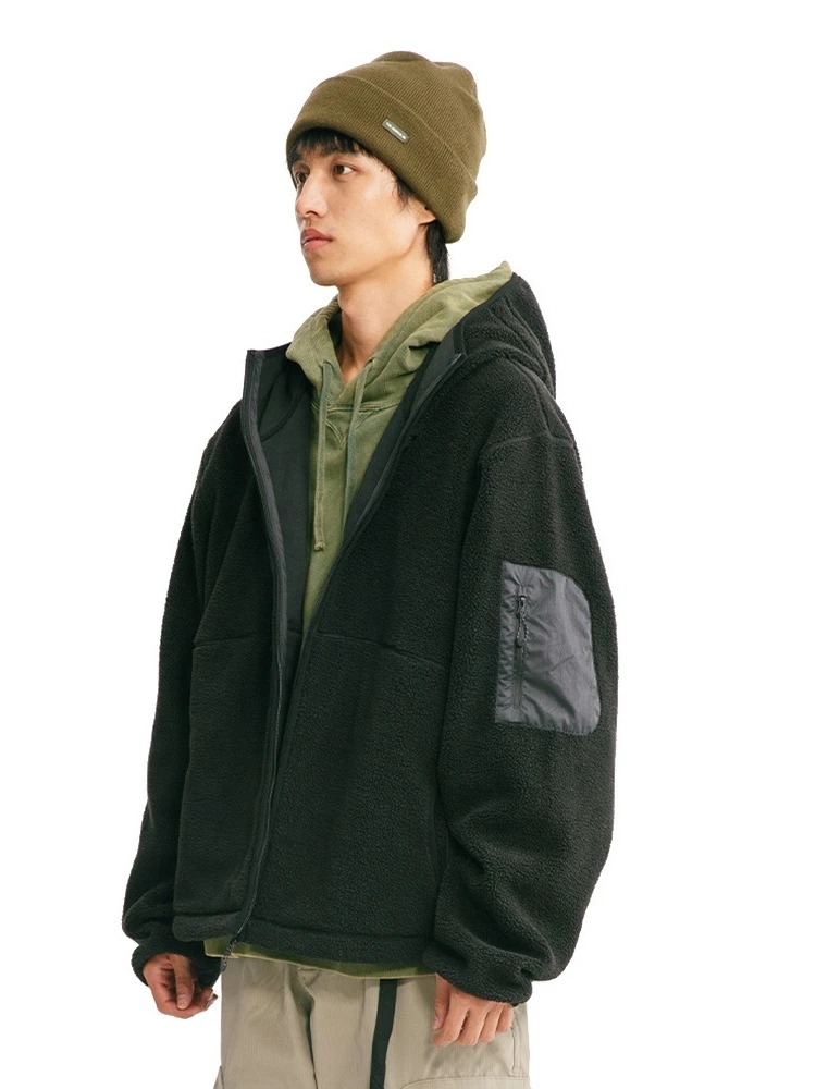 Mens Hoodie Autumn Winter Cott - Sherpa Hoodie Fleece incelemesi ve fiyatı