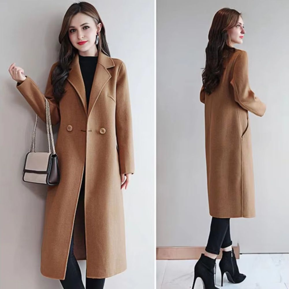 2025 Elegant Women Woolen Coat - Wool Coat Peacoat incelemesi ve fiyatı