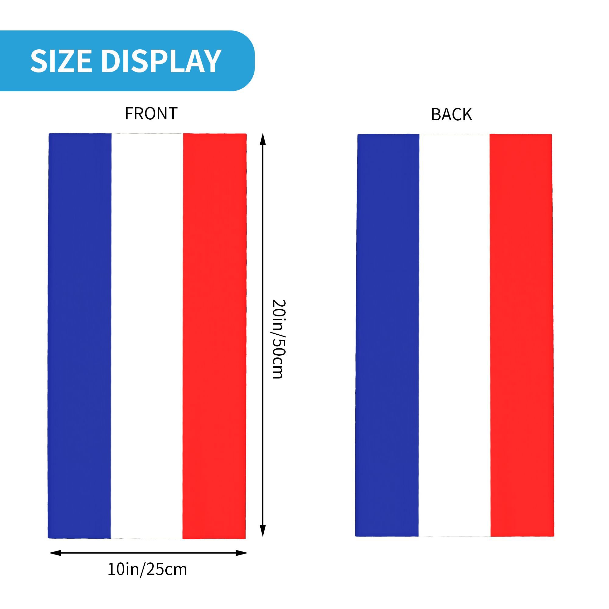 Custom French Flag France Band - Neck Gaiter Fleece incelemesi ve fiyatı