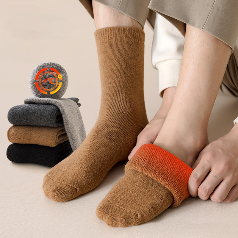 2 Pairs Winter Warm Socks Men' - Thermal Sock Wool incelemesi ve fiyatı