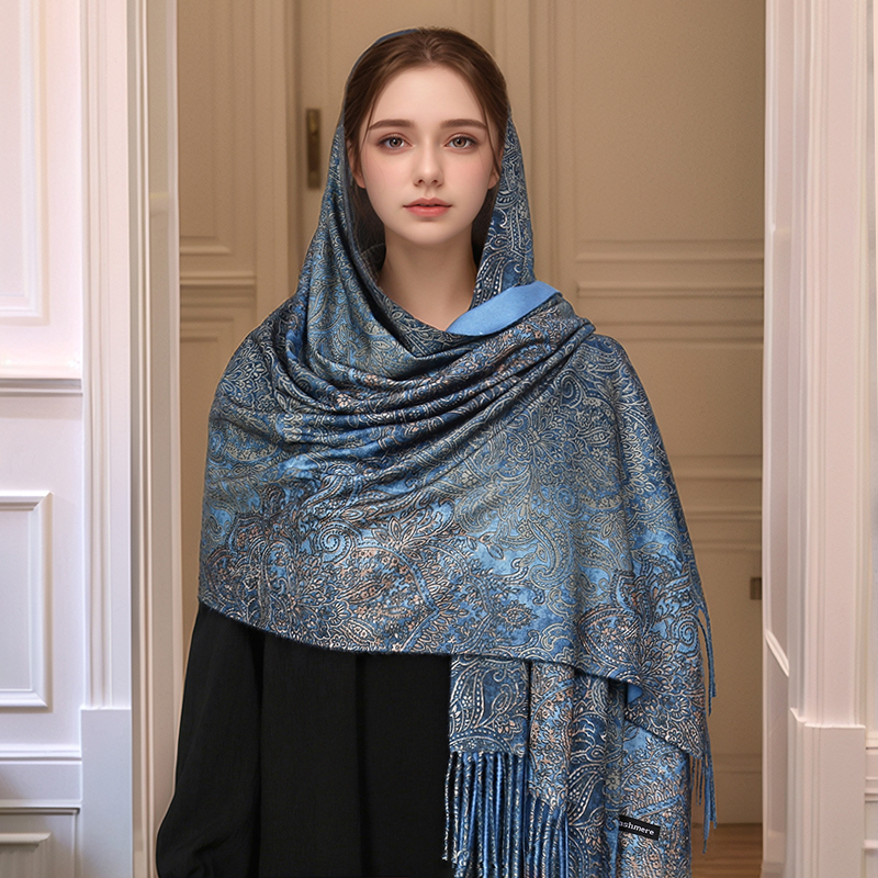 Luxury Paisley Pashmina Shawl  - Cashmere Pashmina Wrap incelemesi ve fiyatı
