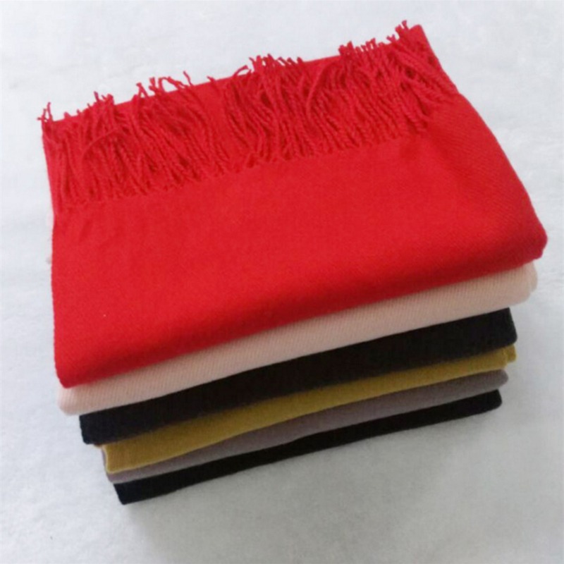 Autumn And Winter Solid Color  - Wool Scarf Men incelemesi ve fiyatı
