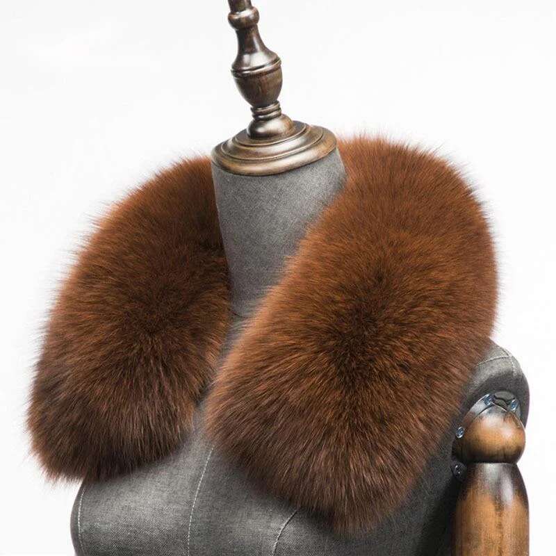 Winter Natural Fox Fur Scarf S - Shawl Wrap Winter incelemesi ve fiyatı