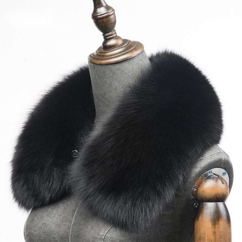 Winter Natural Fox Fur Scarf S - Shawl Wrap Winter incelemesi ve fiyatı