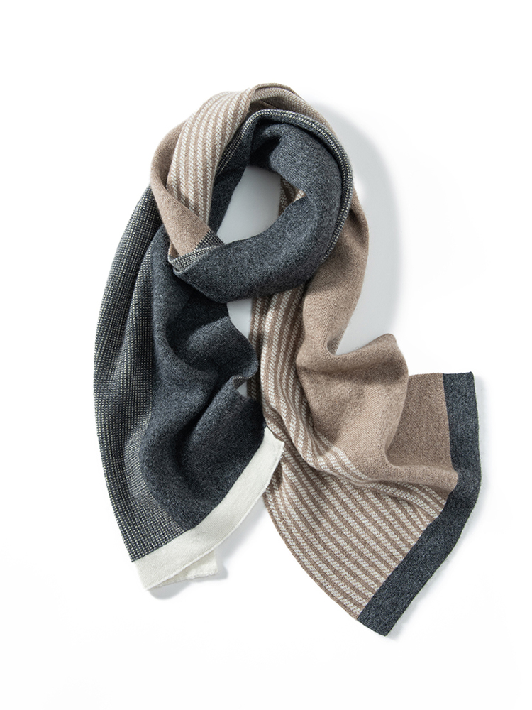 MELILAMB New Winter Men's 100% - Wool Scarf Men incelemesi ve fiyatı