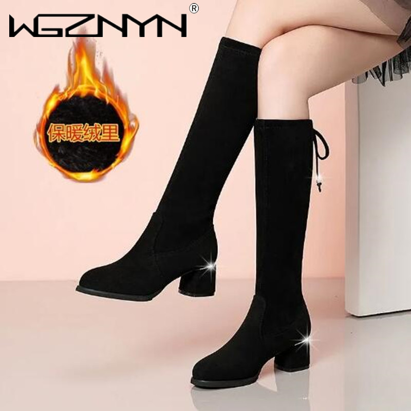 Women Autumn Winter Black Knee - Waterproof Winter Boot incelemesi ve fiyatı