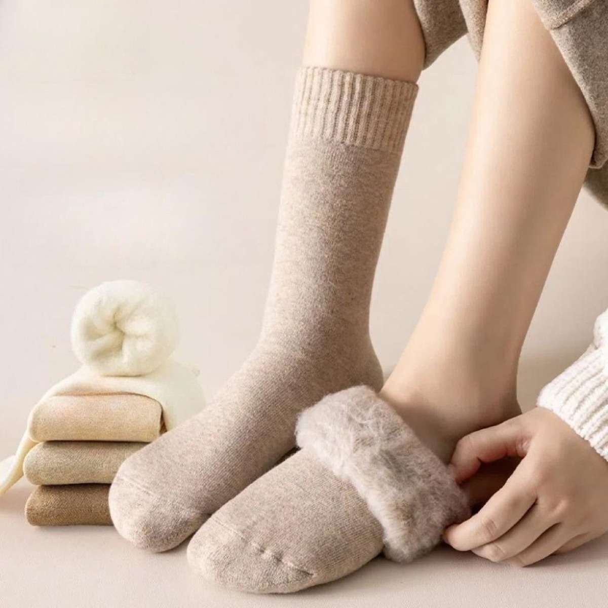 1 Pair Winter Warm Thermal Soc - Thermal Sock Wool incelemesi ve fiyatı
