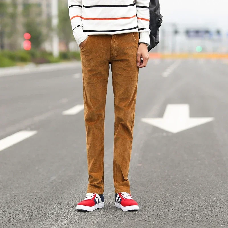 2023 Autumn Winter Men's Casua - Corduroy Pant Warm incelemesi ve fiyatı