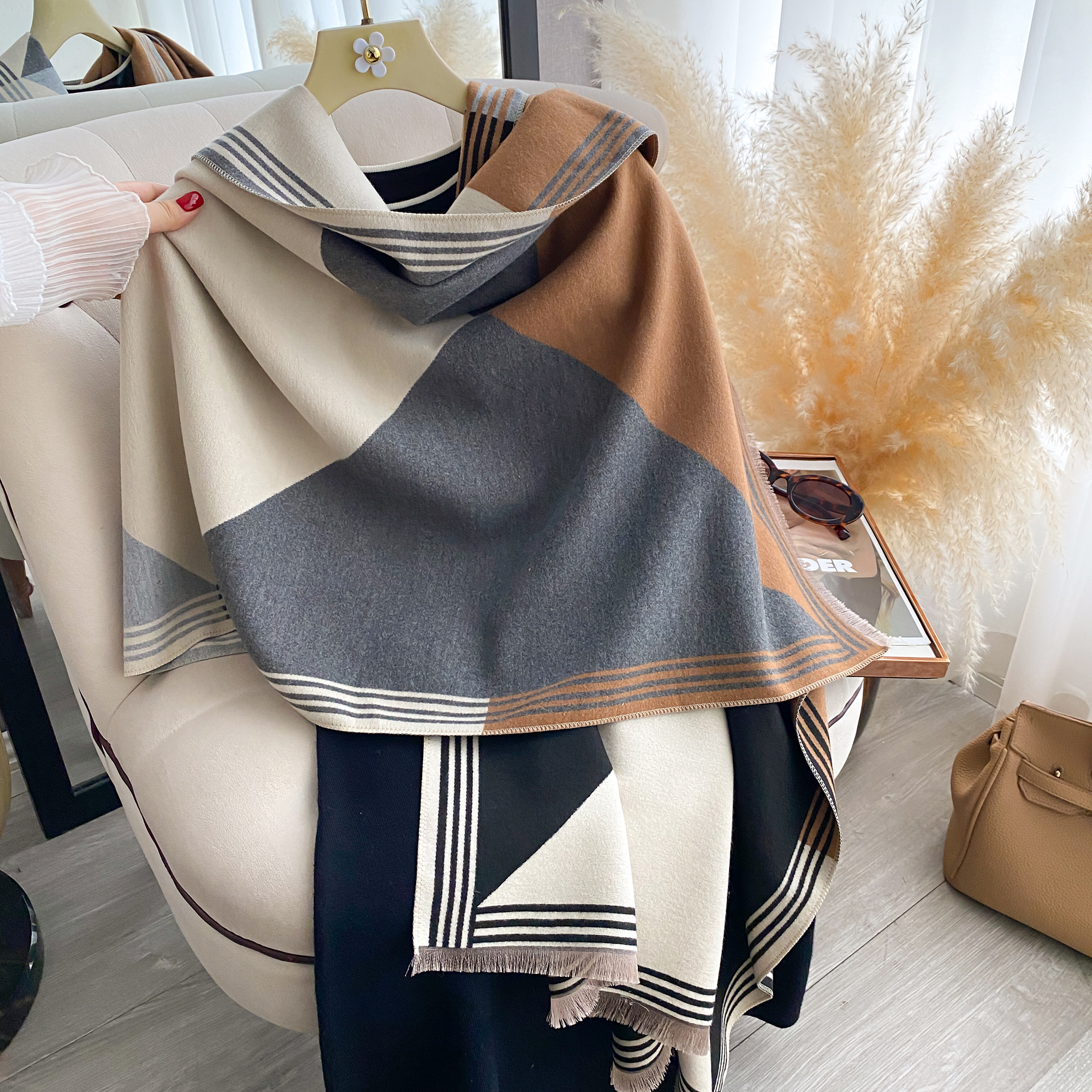 2025 Luxury Winter Cashmere Sc - Cashmere Pashmina Wrap incelemesi ve fiyatı