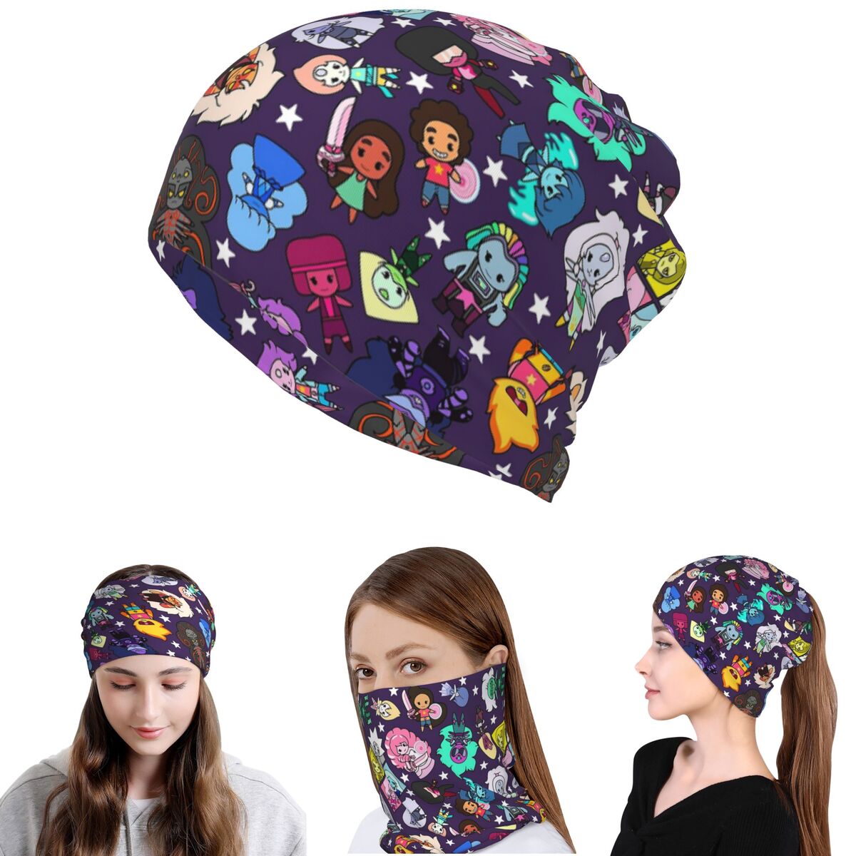 Crystal Gems Steven Universe B - Knit Beanie Hat Warm incelemesi ve fiyatı