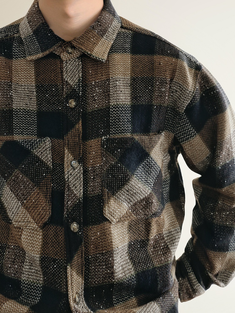 Mens American Vintage Yarn Dye - Flannel Shirt Lined incelemesi ve fiyatı