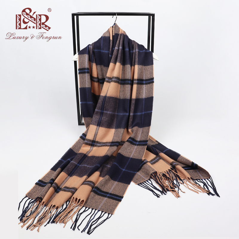 2022 winter men plaid scarf ca - Wool Scarf Men incelemesi ve fiyatı