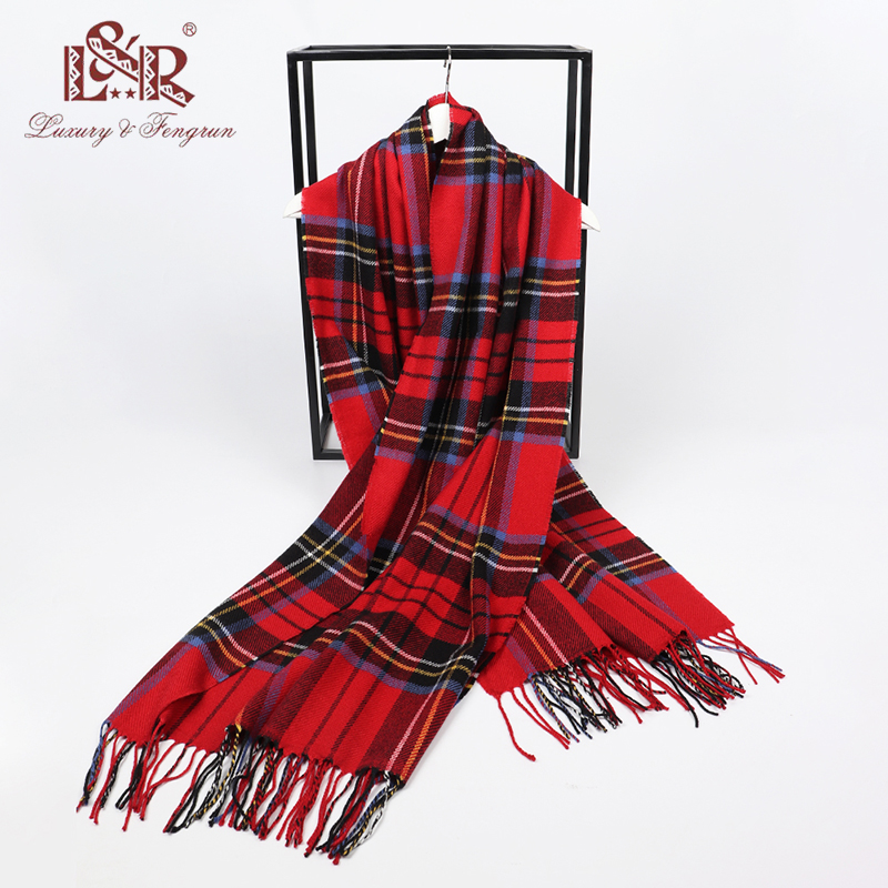 2022 winter men plaid scarf ca - Wool Scarf Men incelemesi ve fiyatı