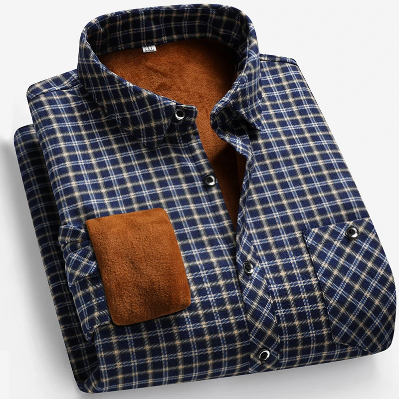2026 Autumn and Winter Men's F - Flannel Shirt Lined incelemesi ve fiyatı