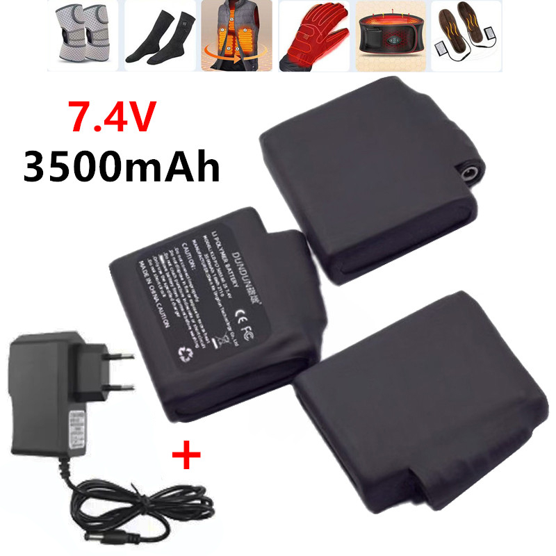 Heated Gloves Battery 7.4V 350 - Heated Vest Battery incelemesi ve fiyatı