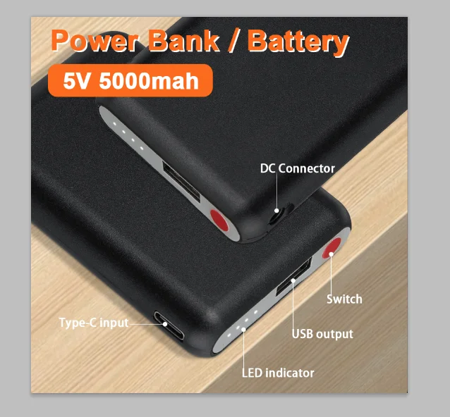 Power Bank  5V 5000mAh Heated  - Heated Vest Battery incelemesi ve fiyatı