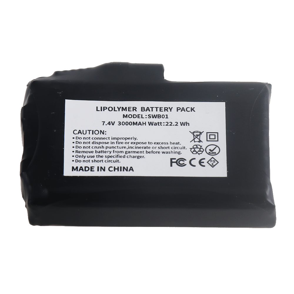 7.4V 3000mah Li-Polymer Batter - Heated Vest Battery incelemesi ve fiyatı