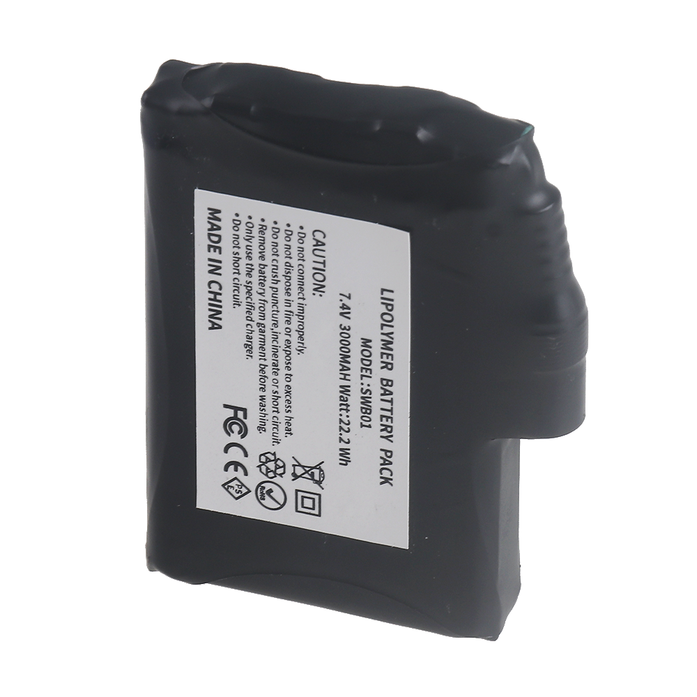 7.4V 3000mah Li-Polymer Batter - Heated Vest Battery incelemesi ve fiyatı